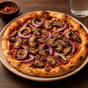 Jamaican Jerk Mushroom Pizza
