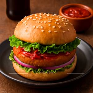 Schezwan Burger