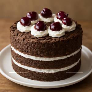 Black Forest Cake (1/2 kg)                                                                 