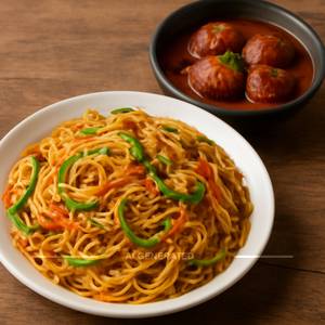 Chow Mein + Manchurian Combo