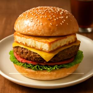 Veg Paneer Cheese Burger