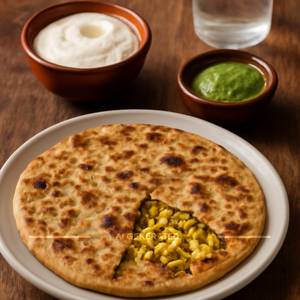 Aloo Paneer Paratha