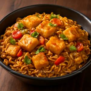 Chilli paneer maggi
