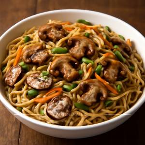 Veg. Mushroom Noodles