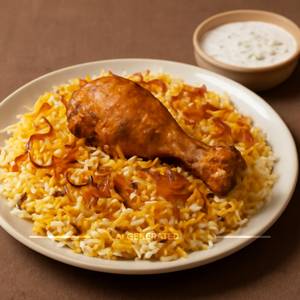Chicken Biryani With Raita