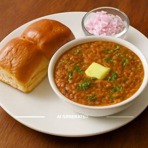 Plain pav bhaji