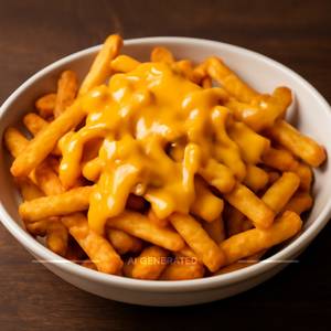Cheese peri peri french fries