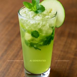Green apple mojito
