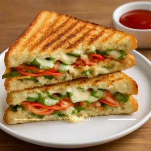 Veg Cheese Grilled Sandwich