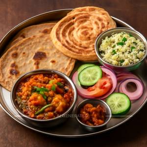 Kadhai Paneer Thali