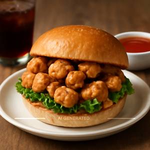 Chicken Popcorn Sandwich