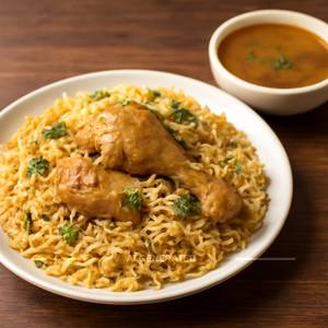 Chicken Biryani With Gravy