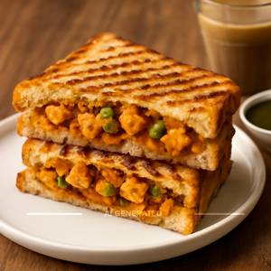 Paneer Masala Grilled Sandwich