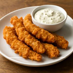 Chicken Strips with Tartar Sauce