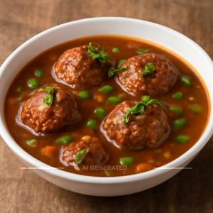Veg Manchurian With Gravy