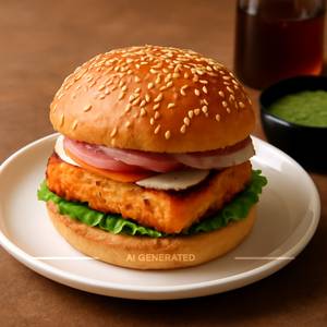Paneer Tikki Burger