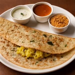 Rawa Onion Masala Dosa