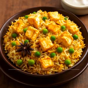 Mutter Paneer Biryani