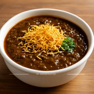 Sev Bhaji (Black Grevy) 
