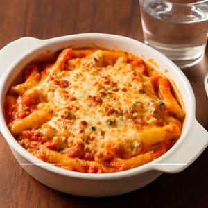 Arrabbiata Red Sauce Baked Pasta Jain