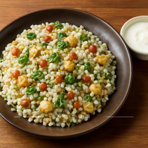 Shabudana Khichdi+Dahi
