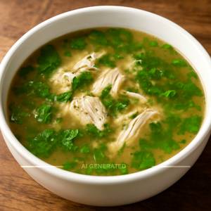 Chicken coriander soup