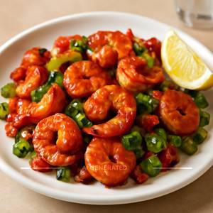 Chilli prawns starters