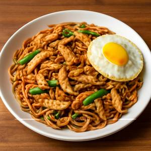 Egg chicken chowmein
