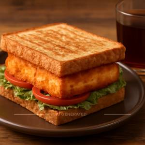 Crispy paneer sandwich