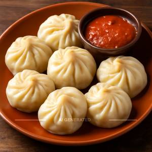 Paneer Momos Steamed