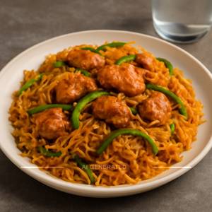 Chicken singapuri rice