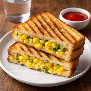 Sweet Corn Grilled Sandwich