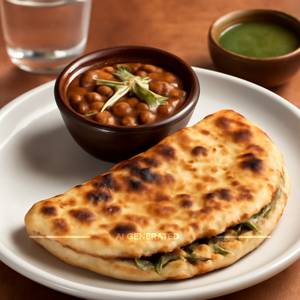 Stuffed Chole Kulcha