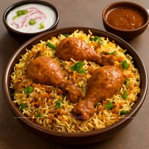 Chicken dum biryani madrasi (Pack of 4)