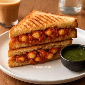 Paneer masala sandwich