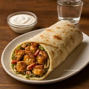 Paneer shawarma