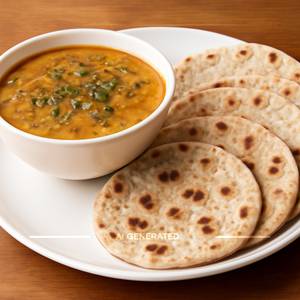 Dal Fry 4 Butter Roti