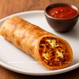 Schezwan Egg Roll
