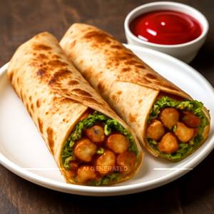 Crunchy Aloo Wraps