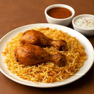Single Chicken Dum Biryani