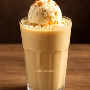 Butterscotch Shake With Ice Cream