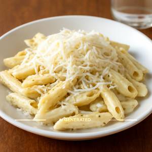 Extra chese pasta