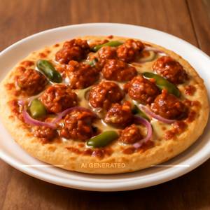 Chicken Manchurian Pizza [6 inch]
