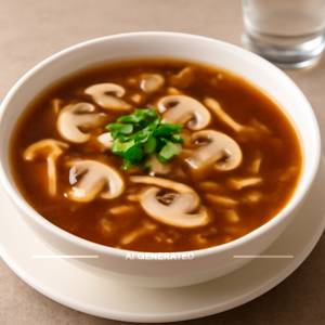 Mushroom With Plain Soup