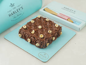 Danish Hazelnut Choco Medovik Bento Cake