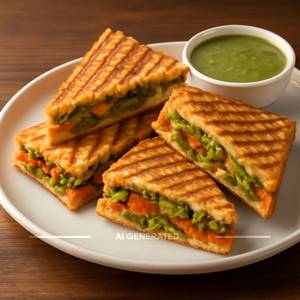 Veg Grilled Sandwich [4 Pieces]