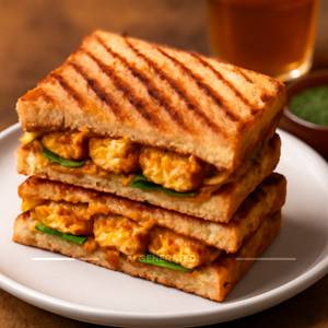 Grilled Paneer Tikka Sandwich