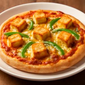 Makhni paneer pizza
