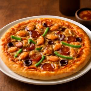 Supreme chicken pizza