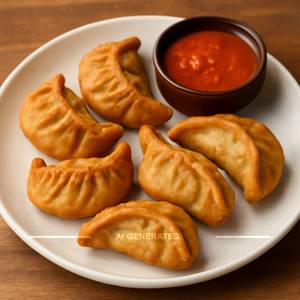 Veg Fried Momos [6 Pieces]